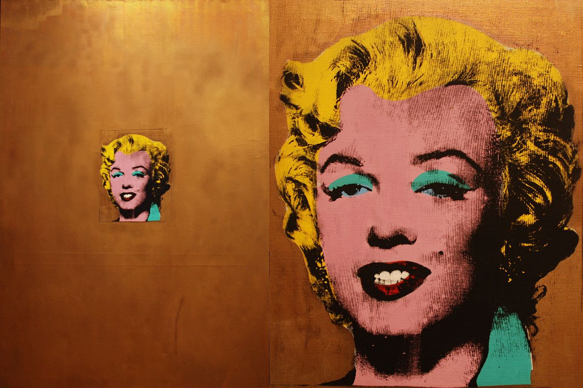 MOMA 05 Andy Warhol. Gold Marilyn Monroe